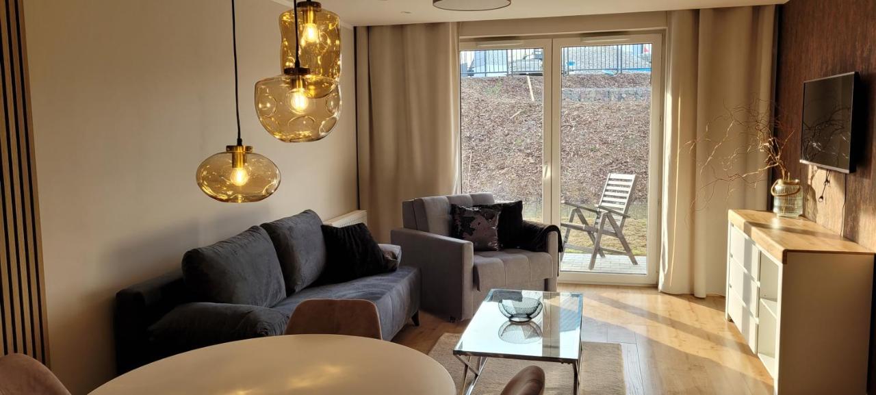 Sloneczny Apartament Z Ogrodkiem Гданск Екстериор снимка